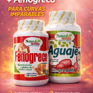 duo aguaje + fenogreco / gluteos y busto