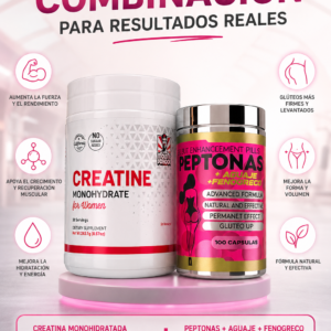 combo creatina+peptonas